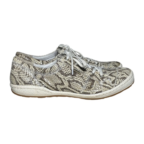 Joseph Seibel Women's Caspian Sneakers Size EU 39 US 8-8.5 Taupe Gray Leather - Picture 1 of 12